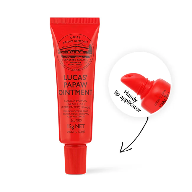 Lucas' Papaw Ointment - 15g Tube with Lip Applicator BH2