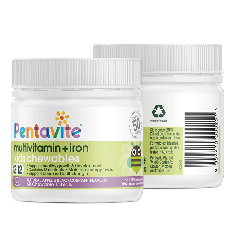 Multivitamin + iron kids chewables BH1008